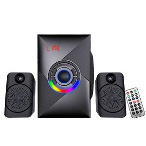 China USB FM AUX Input 2.1 Multimedia Speaker With RGB Light	High Performance on sale
