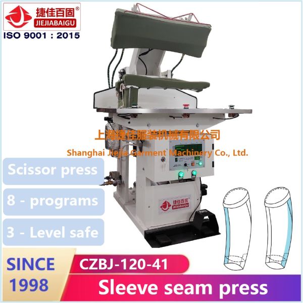 LED PLC Commercial Laundry Press Double Lapel Suit Ironing Press Machine 1.5kw