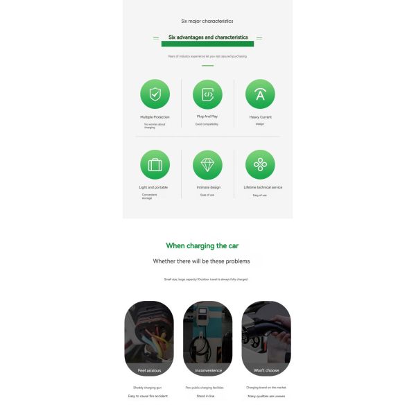 Undervoltage protection e-mingze 7KW Fast AC EV Charger 1-Phase Car Charging Station with 32A Output Current 3.5KW Power Output for US