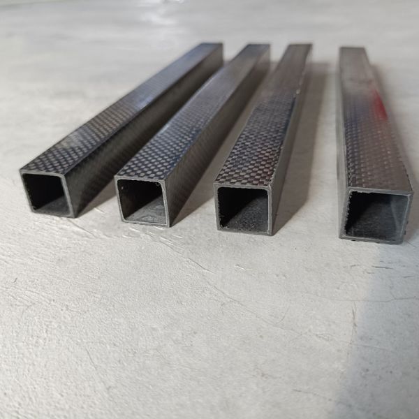 High Strength Functional Composite Carbon Fibre Tube Twill Pattern