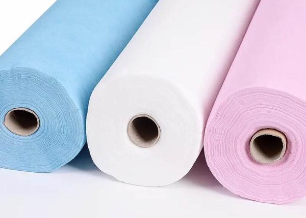 Cheap Disposable Non Woven Bed Sheet SMS Roll 80*180CM for sale