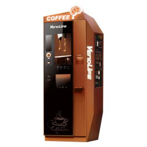 Best 80 caliber Coin Operated Tea Coffee Vending Machine 0.2T Net Weight wholesale