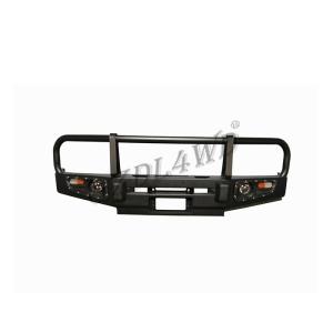 Replacement Front Bumper Guard Protector Rolled Steel For Nissan Y60