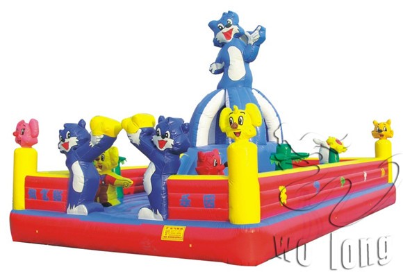 kids inflatable moonwalk, bouncing house castle