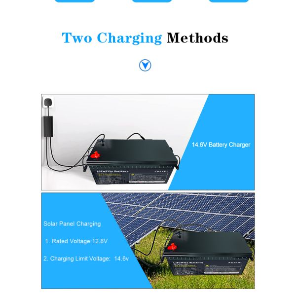 Outdoor Emergency Lithium Ion Battery 12V 100ah 200ah Lifepo4 For Camping Car