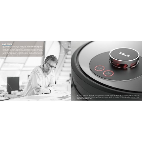 2600MAH Battery Smart Mapping Robot Vacuum Self Charging With App Control