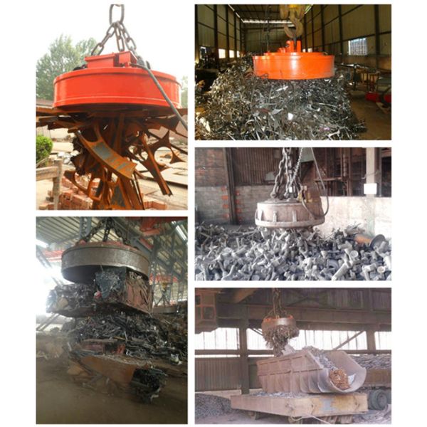 Durable Round Lifting Magnets Heat Resistant Long Service Life Improved Electrical Property