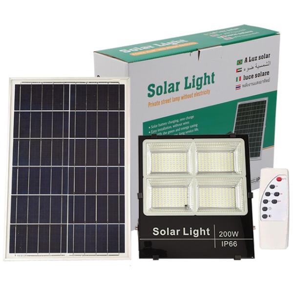 Cheap 200W 40W 25W Monocrystalline Solar Powered LED Flood Light for sale