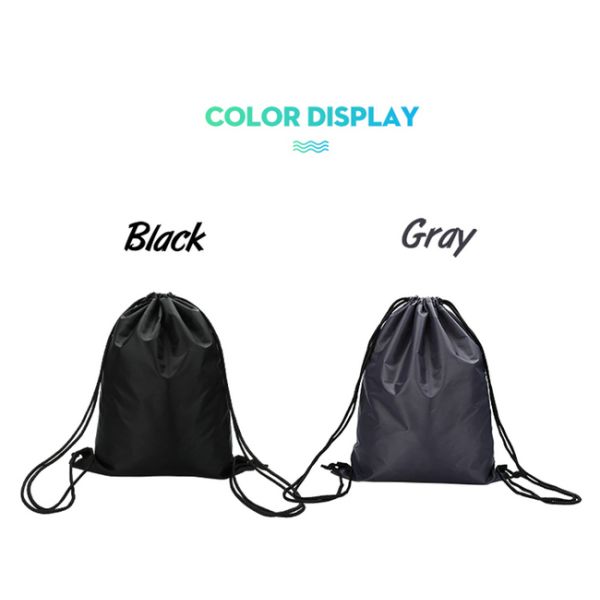 Lightweight Polyester Drawstring Backpack Multi Purpose With Large Capacity