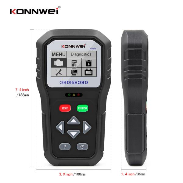 Cheap 2.8 Inches Obd Ii Trouble Code Scan Tool Multi - Languages For All Cars for sale