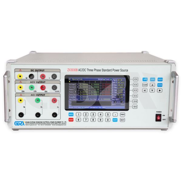 High Precision Multifunction Electrical Calibrator , Three Phase Calibration Source