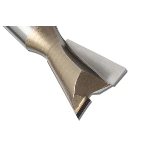 Tungsten Carbide Dovetail Router Bit , Straight Flush Trim Router Cutting Bit