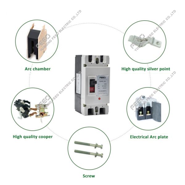 Moulded Case 500VDC 125A DC Solar Isolator Switch