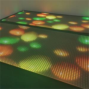 China Ultra Thin Flexible DC5V P20 LED Transparent Film Screen SMD2121 With Lifespan 100000hs on sale