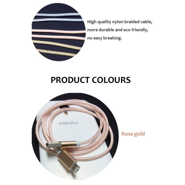 High Quality Fast Charging Micro USB Cable Double Sided USB Data Cable 8pin+v8 for Android