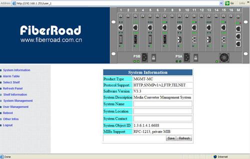 Cheap OAM 10 / 100M Web-smart Manageable Media Converters Software SNMP Centralized for sale
