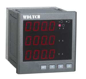 4-20ma Output Digital Power Meter  Enhanced Pc Shell 0-9999 Measuring Range
