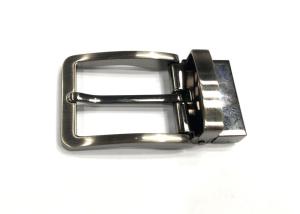 Best Brushed Gunmetal Zinc Alloy Replacement Belt Buckle For 35mm Wide Strap wholesale