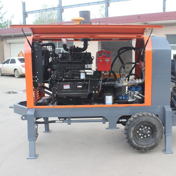 Cheap Mini Cement Mortar Truck Stationary Concrete Pump Portable Pumpcrete for sale