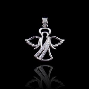 Best Fashional Angel pendant Jesus Flying Person With Wings / Sterling Silver Charms wholesale