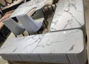 Easy Maintenance European Style Coffee Table With Crack Pattern