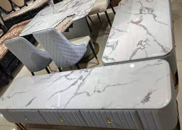 Cheap Easy Maintenance European Style Coffee Table With Crack Pattern for sale