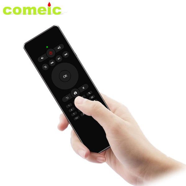 Cheap T007 2.4Ghz Wireless rf remote control Air Mouse Keyboard for Android BOX with Color Backlight Rechargeable battery for sale