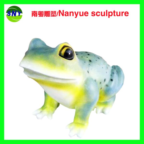 mascots large frog sculptures statues of fiberglass nature painting as landscape