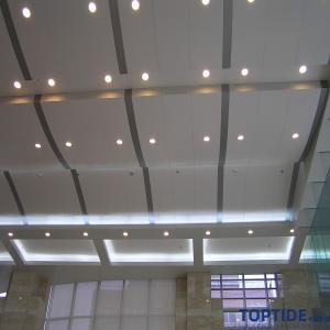 China Wave Like Curved Aluminium Honeycomb Panel Decorative Suspended Sandwich Ceiling Boards on sale