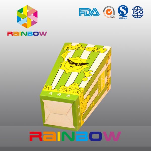 Unique Design Customized Paper Bags , America Popcorn Paper Bags