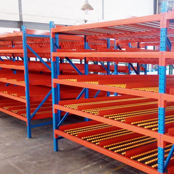 200–400kg/Lane Gravity Roller Racking , Gravity Flow Roller Rack For Fast Order Picking