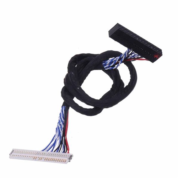 HRS DF14-30S-1.25c Connector LVDS Cable Assembly For LCD Driver Board Screen