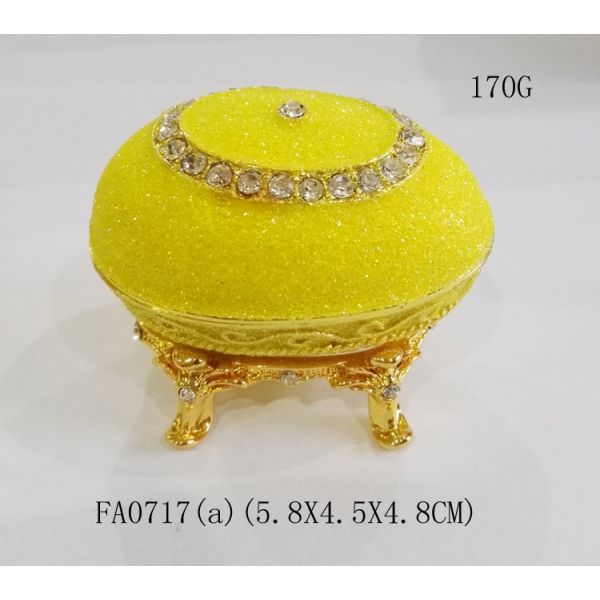 Easter egg jewelry box trinket box for home decoration