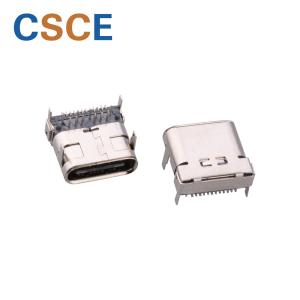 China Female Level 2 Shell USB 3.1 Type C Connector For Mobile Phone Charge on sale