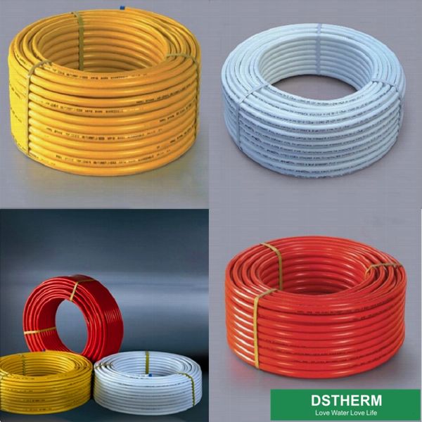 Flexible 20mm Underfloor Heating Pipe Transparent White Pert Pipe For Hot Water
