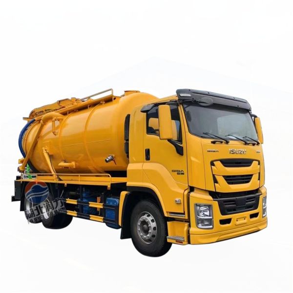 Cheap I SUZU    GIGA    20000 Liters  Suction Sewage Truck     Vacuum Tanker for sale