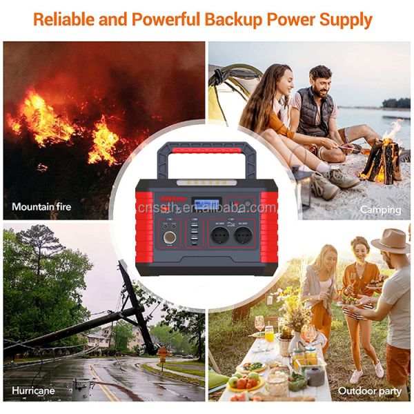 AC220v/240v/110v 1000W Portable Power Station Smart Emergency Solar Power Generator