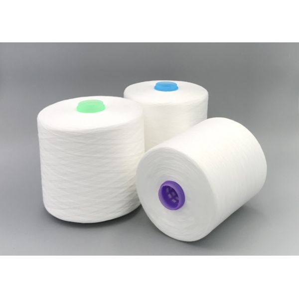 30/2 JMT Brand Spun Raw White Crease Resistant Polyester Yarn