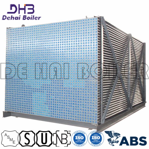 High Temp Air Preheater , Welded Pre Heating System High Combustion Rate