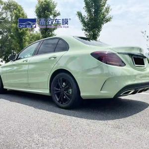 Best WRAPMASTER ROHS Certificate Car Sticker Air Bubble Free car film Clear Protection Khaki Green Car Wrapping wholesale