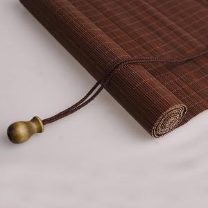 Best 2m Outdoor Bamboo Roller Blinds Roll Up Shades Eco Friendly Sun Proof wholesale