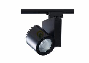 China Black / White LED Track Spotlights With 30W / 40W COB LED Chip Aluminium Material on sale