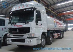 Best Howo 8x4 Sinotruk Fuel Chemical Tanker Truck , 310HP Carbon Steel Tanker Truck wholesale