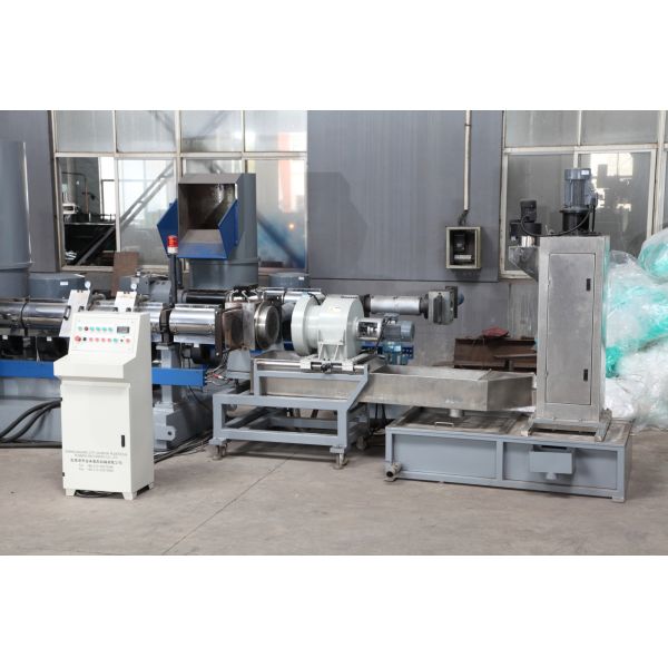 PP PE ABS Extrusion Plastic Recycling Pellet Machine Single Stage