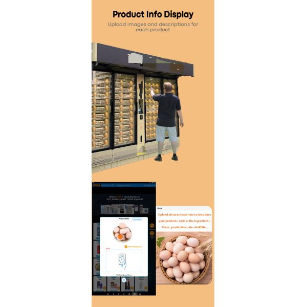 Locker Vending Machine Designed to Help Farmers Sell Eggs Directly to Consumers Featuring 240 Lockers and Cooling System