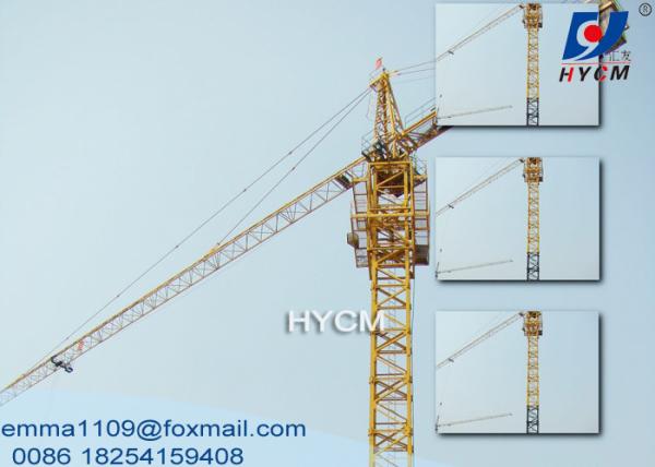 Cheap TC4208 Hammerhead Tower Crane Quotation For Building Construction for sale