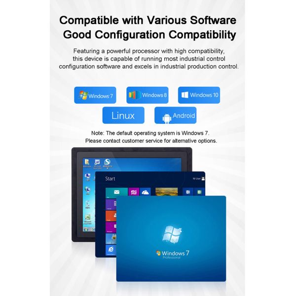 15.6 inch Embedded Controller Industrial Touch Screen Computer with Whole Aluminum Alloy Casing