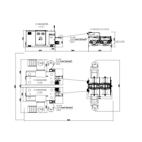 Cable Manufacturing Machine 650 Cable Stranding Twist Machine 1+6+12 Bunching Machine for Copper Wire and Cable