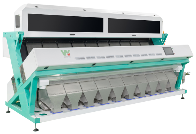 10 Chute Rice Color Sorting Machine Multifunction CCD Camera Rice Color Sorter
