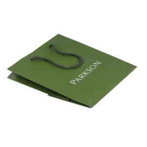 Best ISO9001 SGS Green Kraft Paper Bags With Handles PP Twisted wholesale